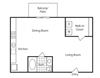 Studio Floorplan